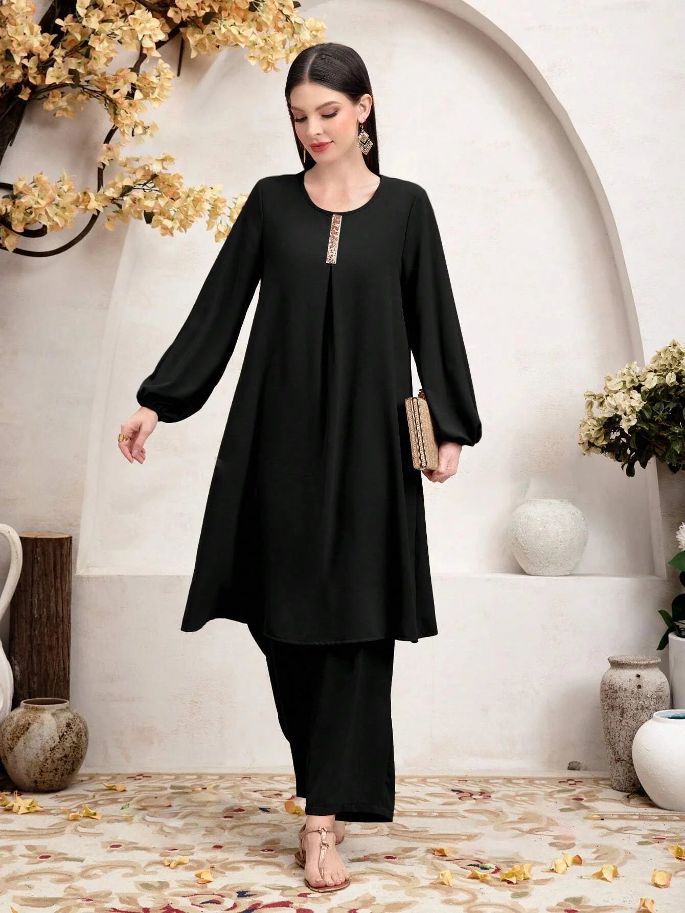Classic Beige Straight-Cut Kurta