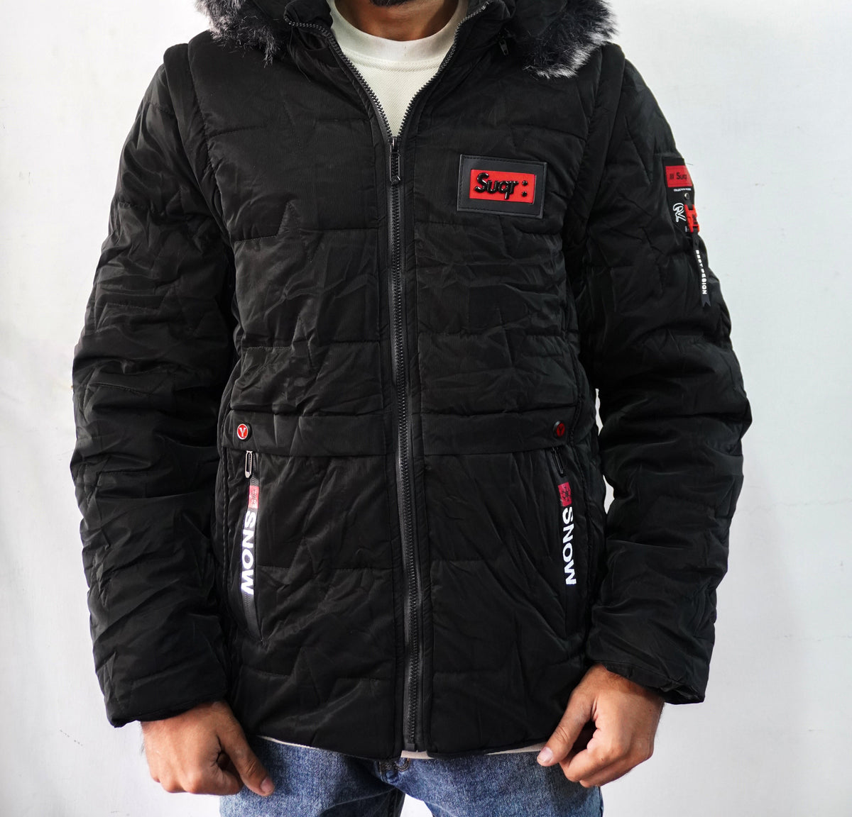 Puffer Jackets (sleeves removable)