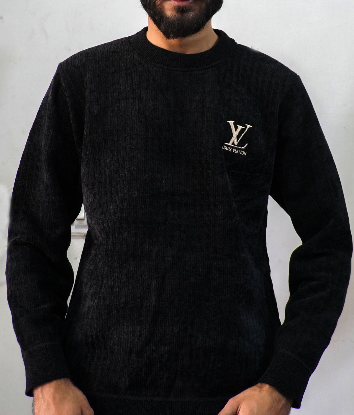 Men’s Maroon Sweatshirt – Sweater Style Round Neck – Imported