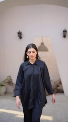 Plain Black Coord Set