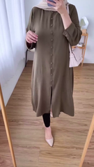 Urban Modesty Button Top